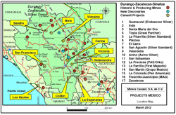 Mexico Properties Map