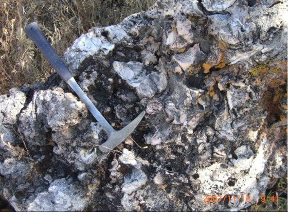 Canasil Vizcaino Gold-Silver Project Surface Outcrop Epithermal Vein Textures - Image #1