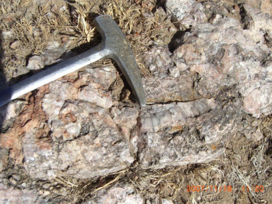 Canasil Vizcaino Gold-Silver Project Surface Outcrop Epithermal Vein Textures - Image #4